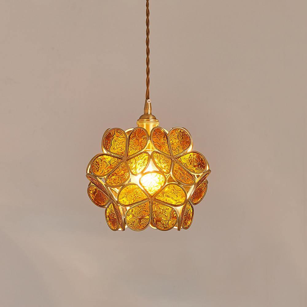 Glass Petal Pendant Light – Glass detail 7