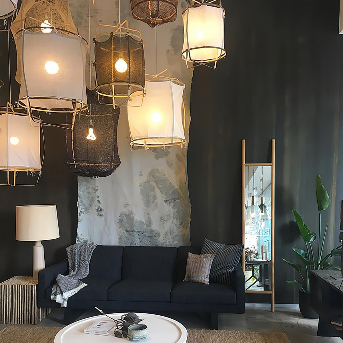 Ay Illuminate Linen Pendant Light – Linen detail 9