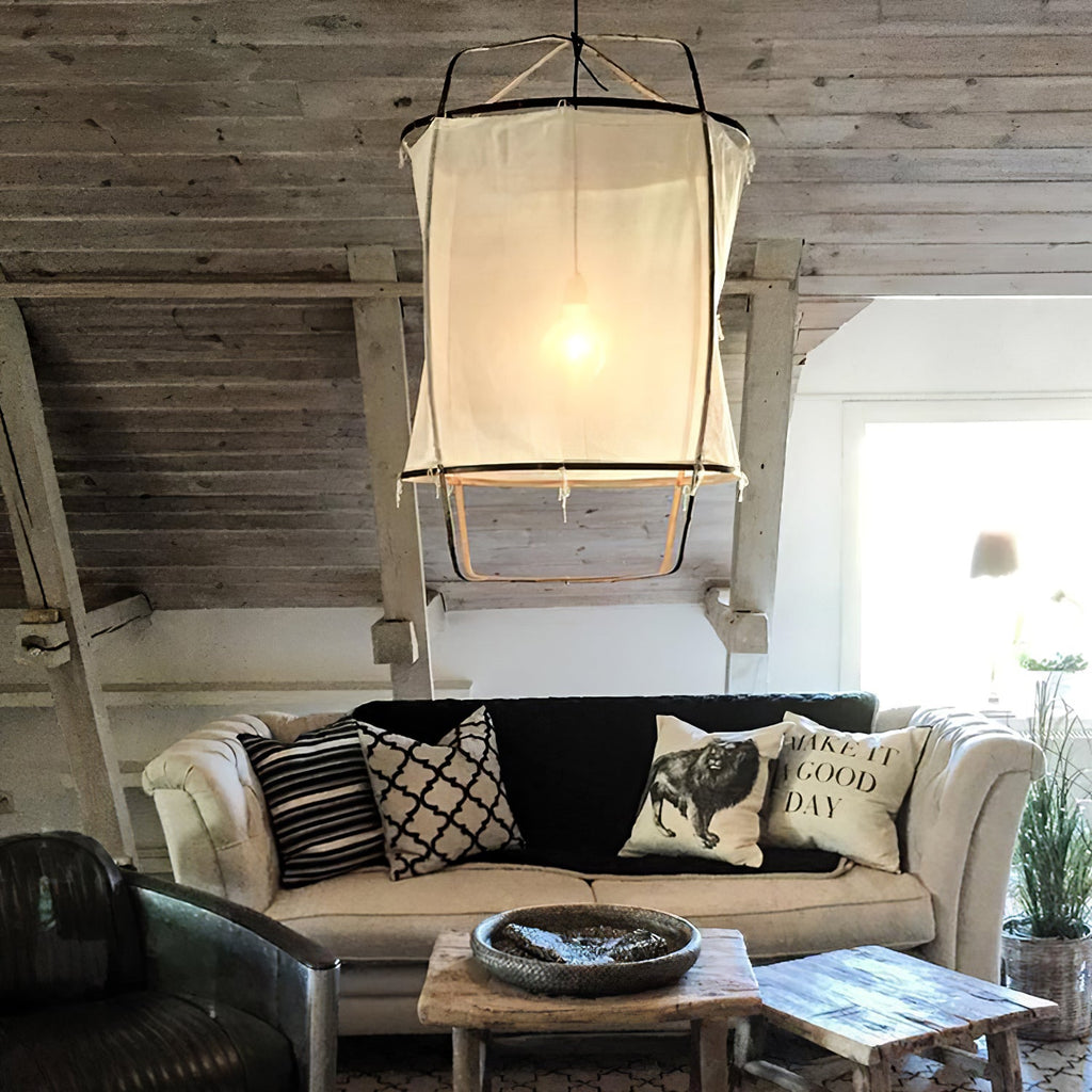 Ay Illuminate Linen Pendant Light – Linen detail 4