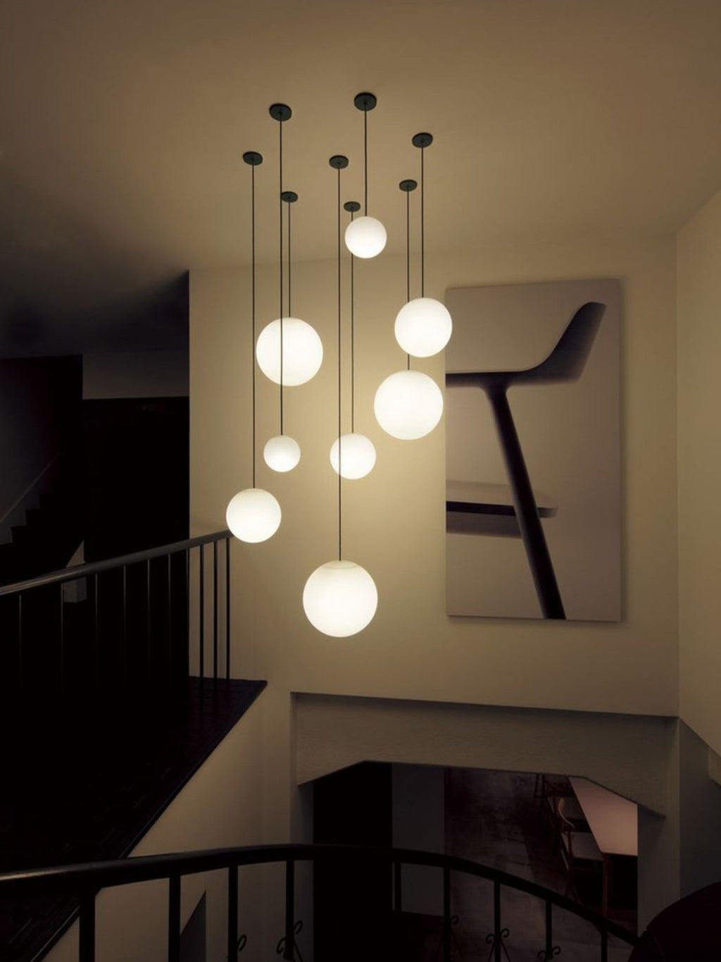 Brass Architectural Collection Glass Pendant Lamp – Glass detail 5