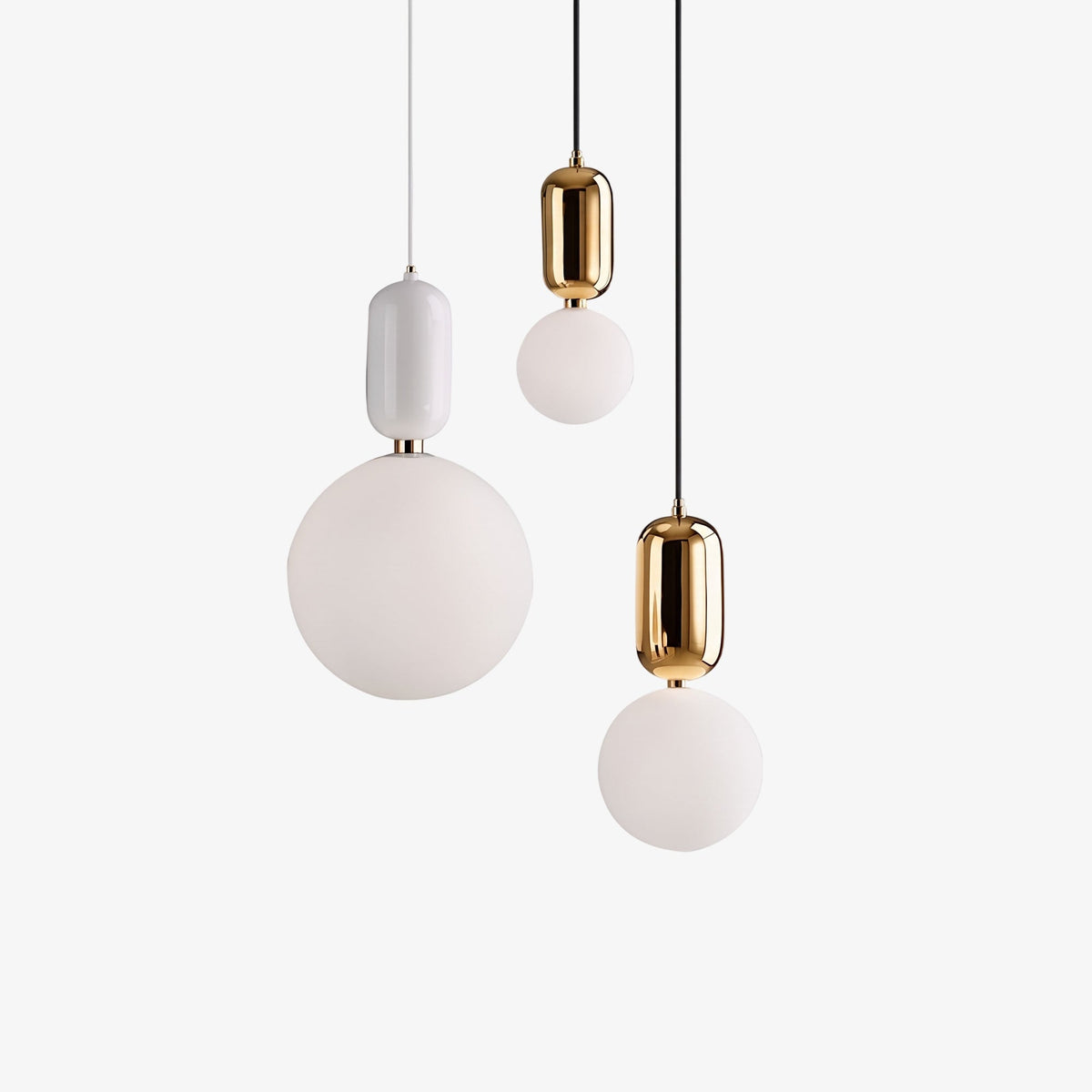 Capsule Globe Glass Pendant Light