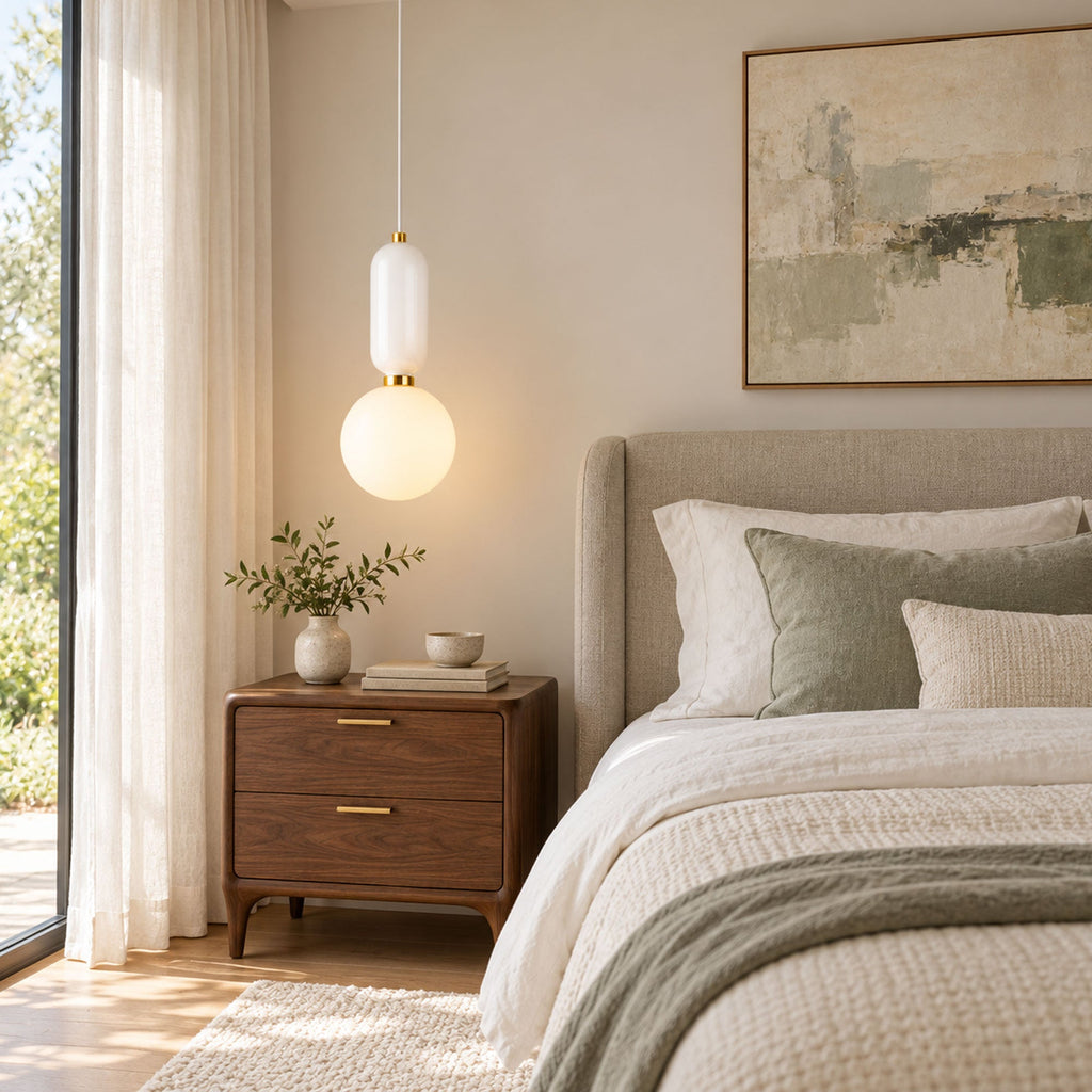 Capsule Globe Glass Pendant Light – Glass detail 5