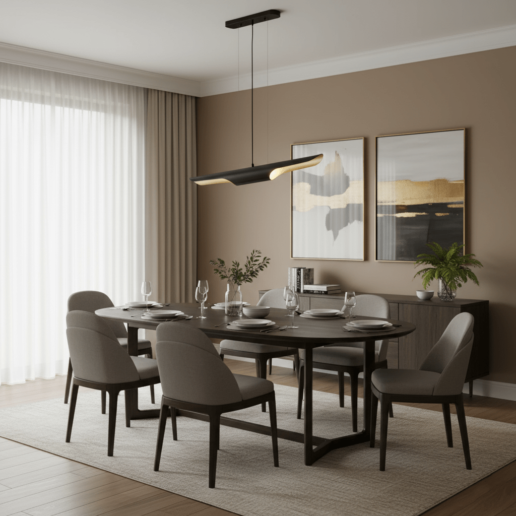 Coltrane Pipe Brass Pendant Lights – Brass detail 6