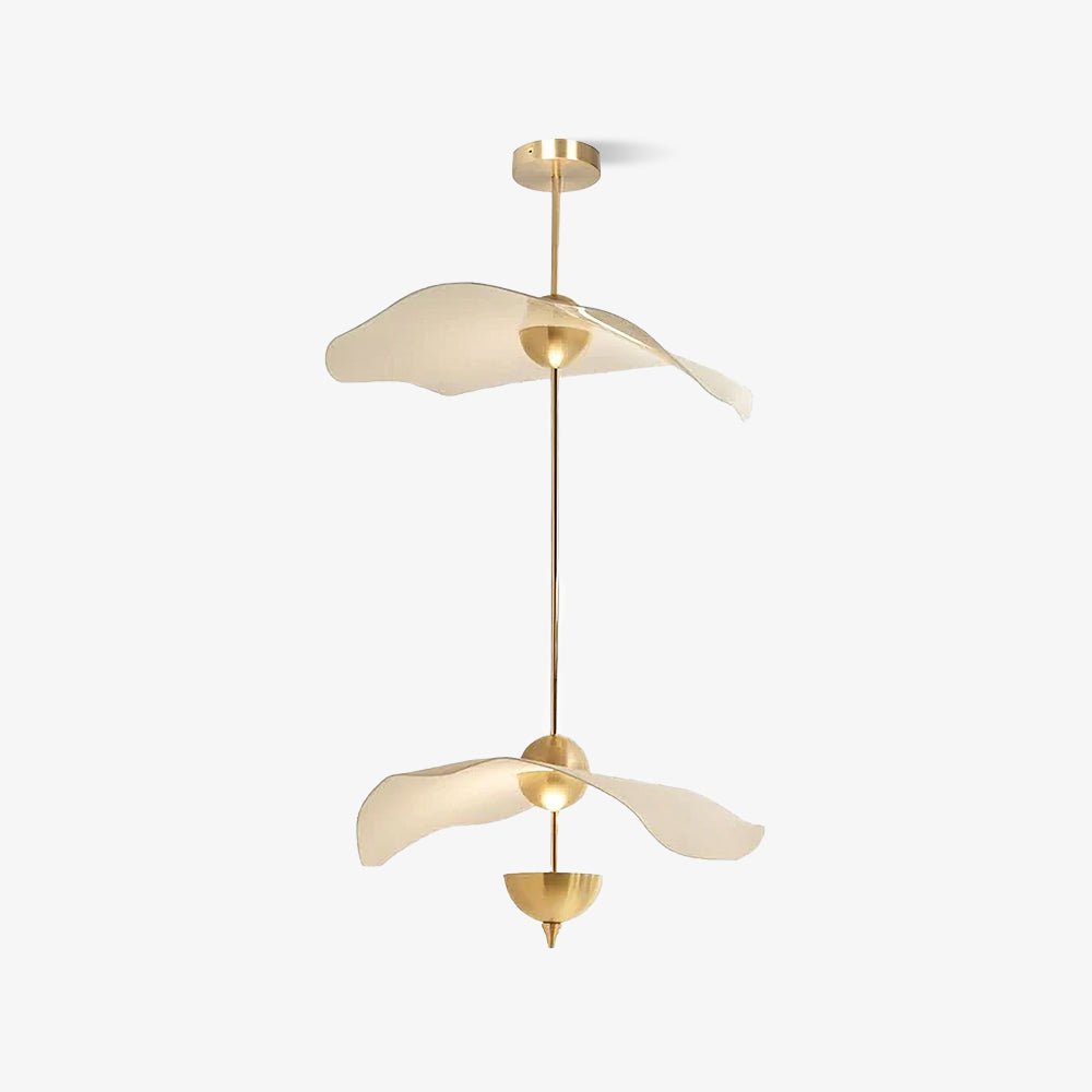 Envolee Double Biscuit Acrylic Pendant Light