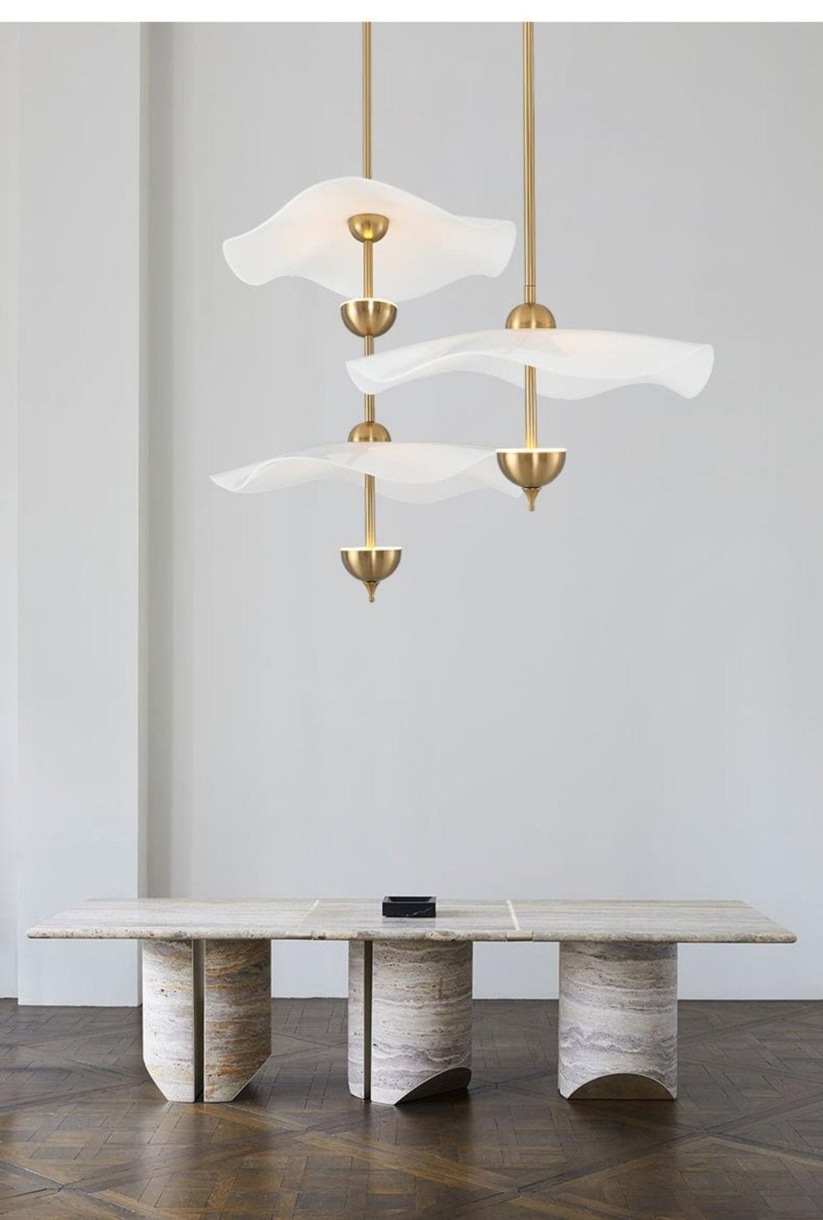 Envolee Double Biscuit Acrylic Pendant Light – Acrylic detail 5