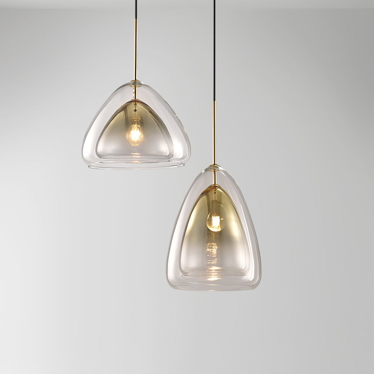 Futuristische Glass Pendant Light – Glass detail 3