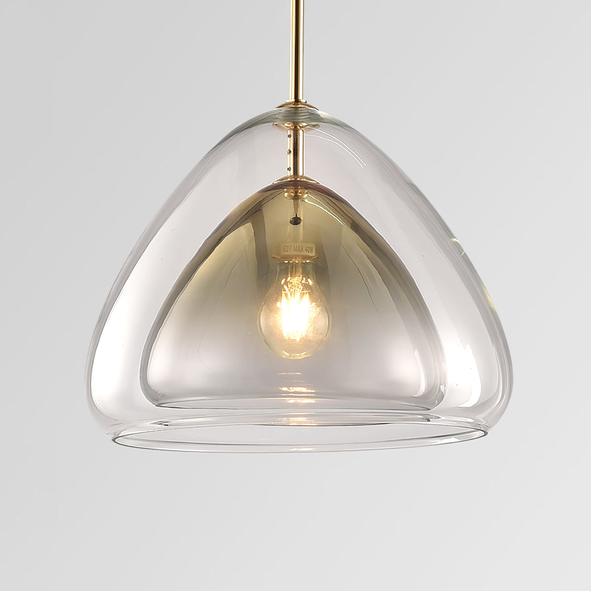 Futuristische Glass Pendant Light – Glass detail 4