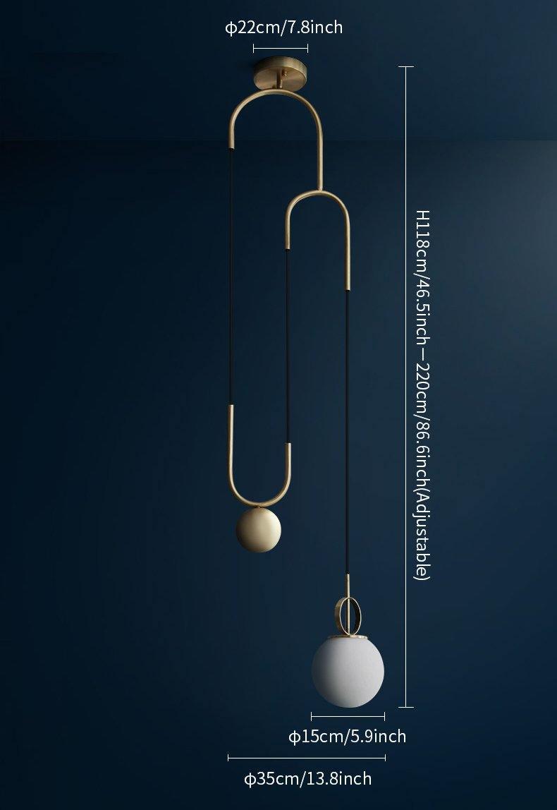 Glass Ball Pendant Lamp – Glass detail 8