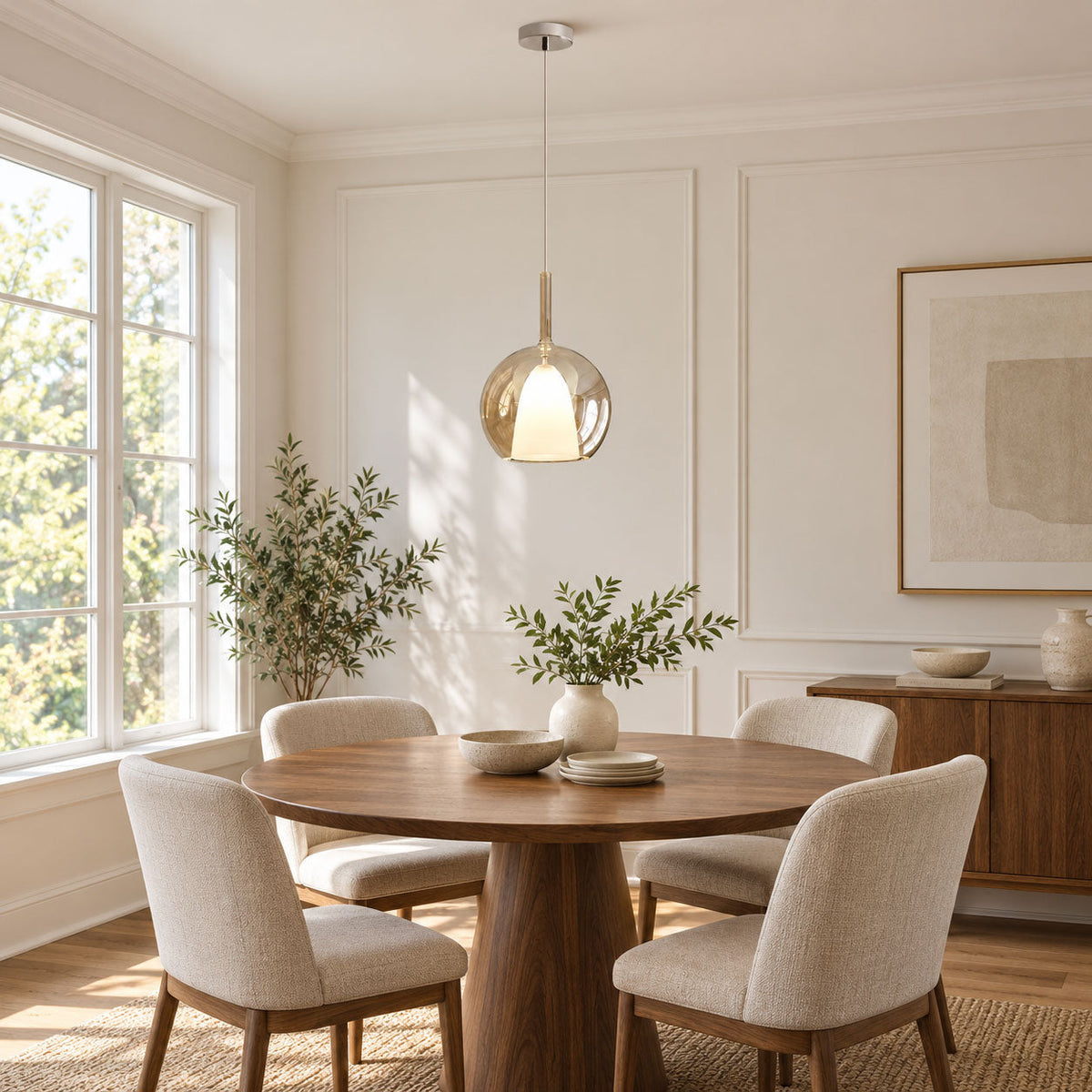 Glo Glass Pendant Light – Glass detail 2