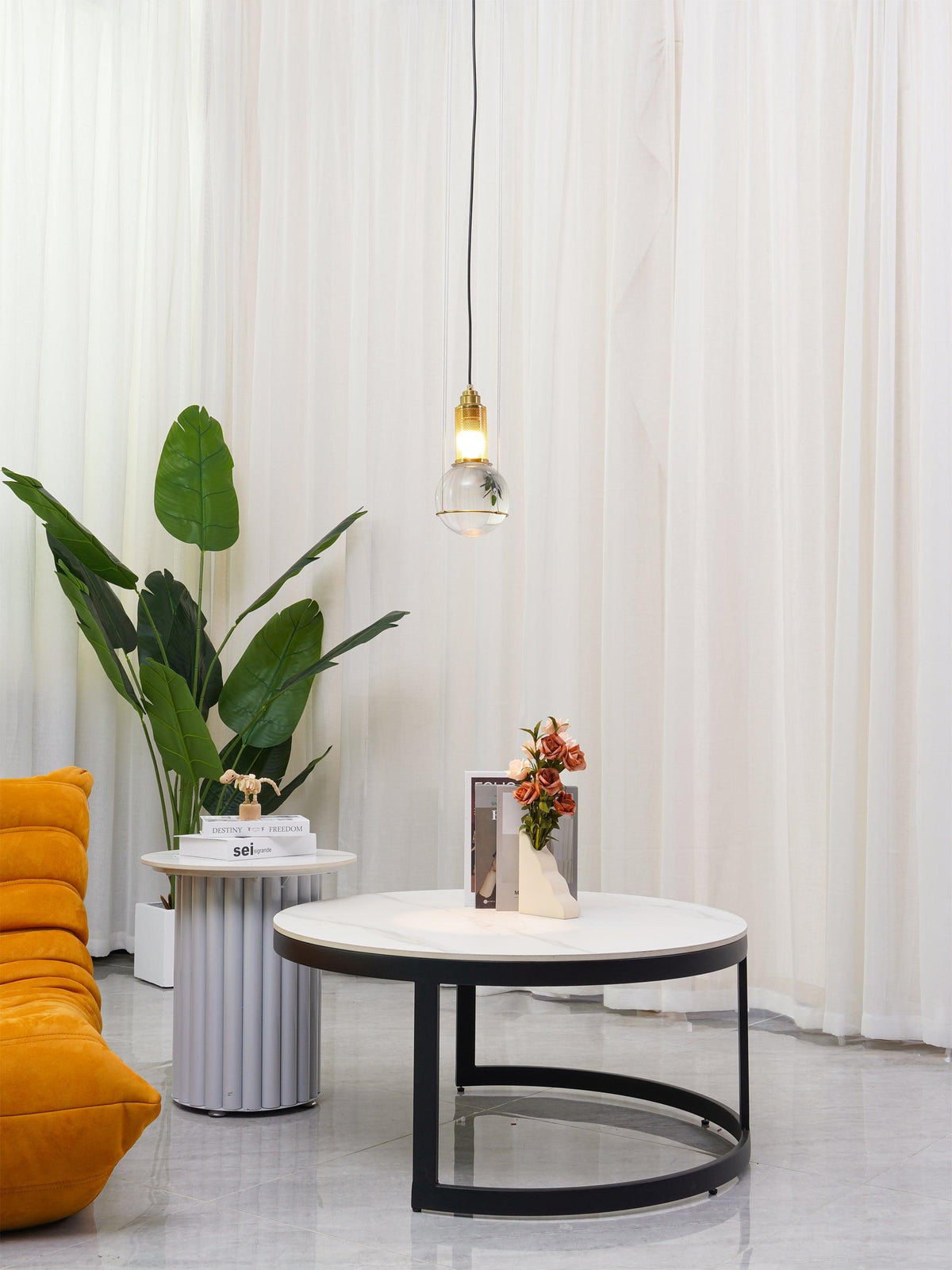 Floating Globe Pendant Light – detail 3
