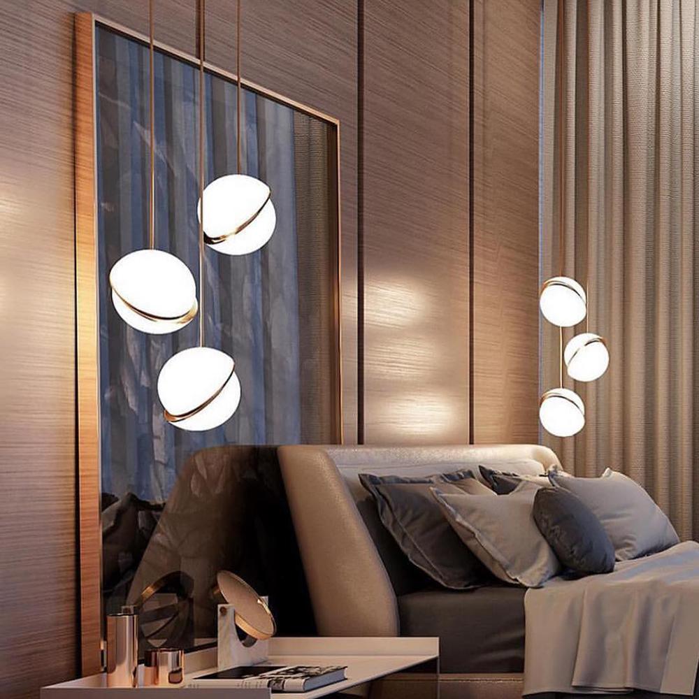 Crescent Acrylic Pendant Lamp – Acrylic detail 2