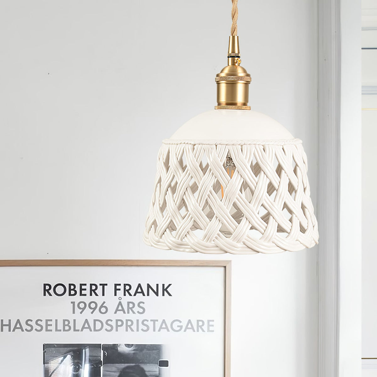 Openwork Ceramic Pendant Lamp – Ceramic detail 3