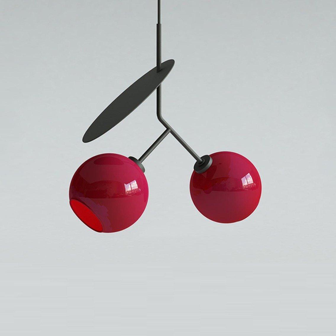 Cherry Glass Pendant Light – Glass detail 5